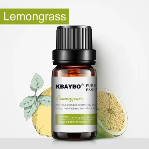 Huiles essentielles d'aromathérapies pour diffuseur et humidificateur - lemongrass